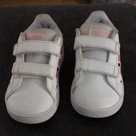 ADIDAS DISNEY MINNIE MOUSE TODDLER SIZE 6K Ethylene Vinyl Acetate SOLE UPPER - Picture 2 of 8